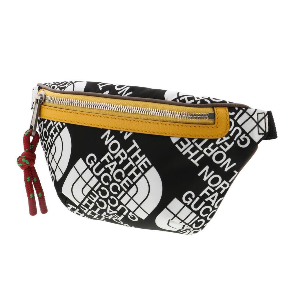 GUCCI THE NORTH FACE Belt Bag Waist Clutch Body Bum Crossbody Belt Black - Picture 2 of 6